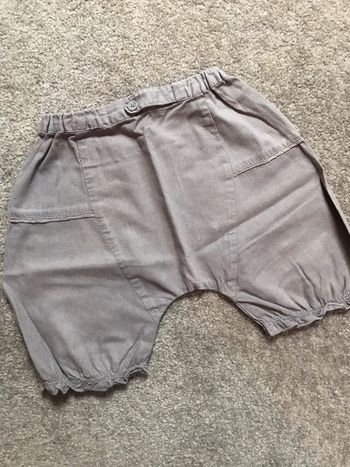 Saroual gris Vertbaudet fille 12 mois