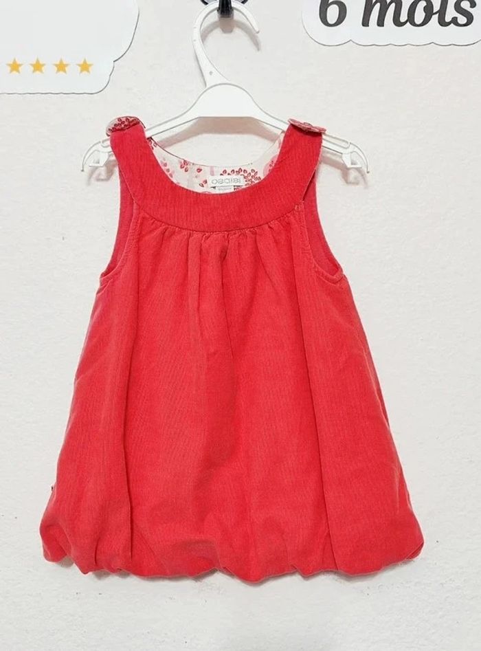 Robe Obaïbi bébé fille taille 6 mois - photo numéro 2