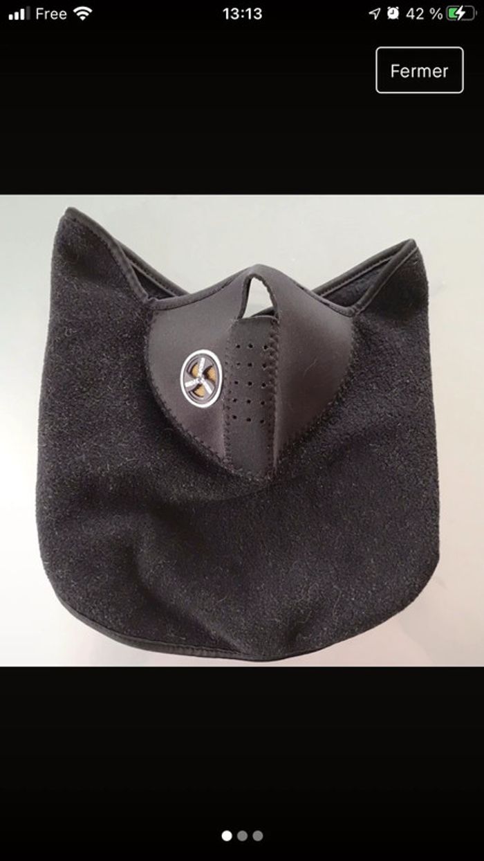 Masque de running neuf emballé