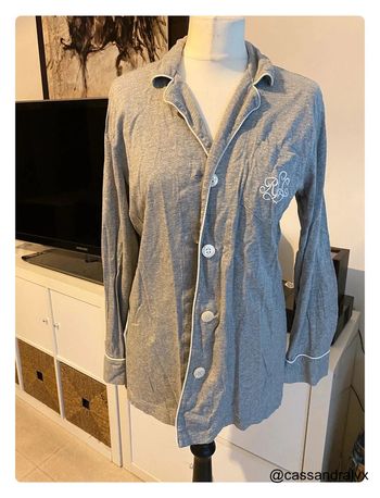Haut de pyjama gris Ralph Lauren