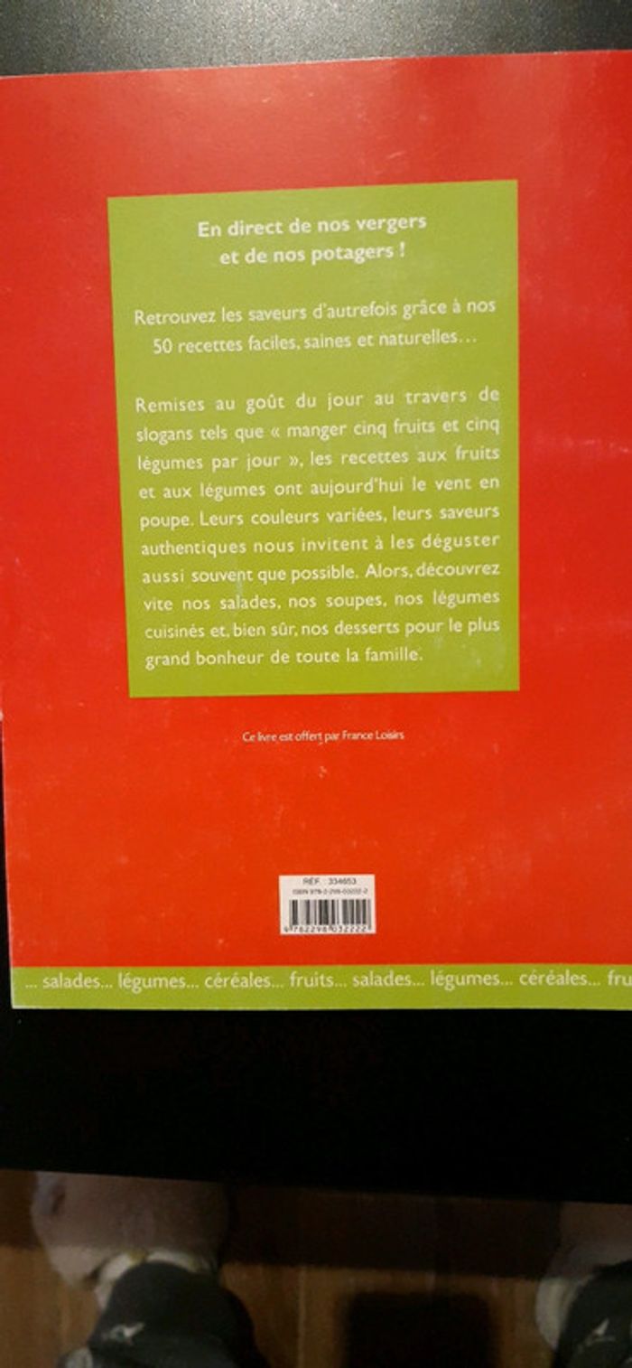 Livre recettes fruits et légumes - photo numéro 2