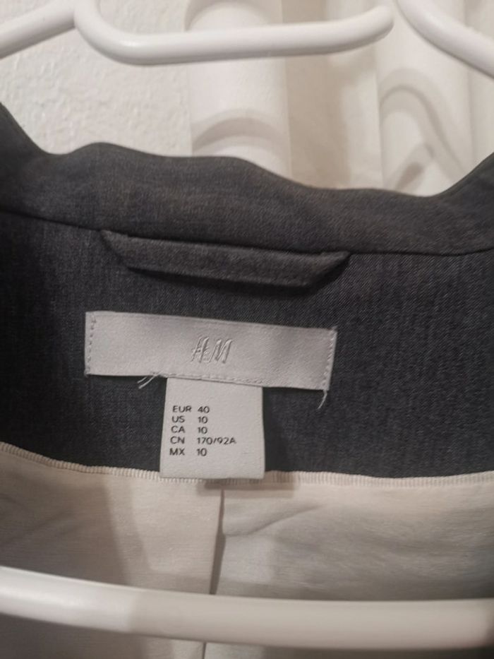 Blazer gris anthracite taille 40 - photo numéro 3