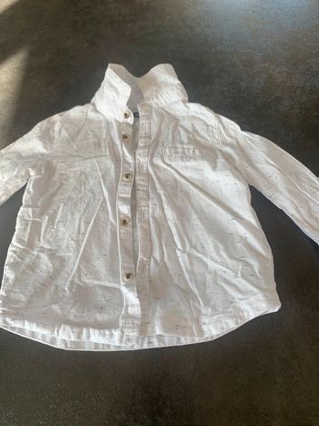 Chemise blanche kiabi 24 mois