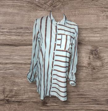 Chemisier déstructuré à rayures