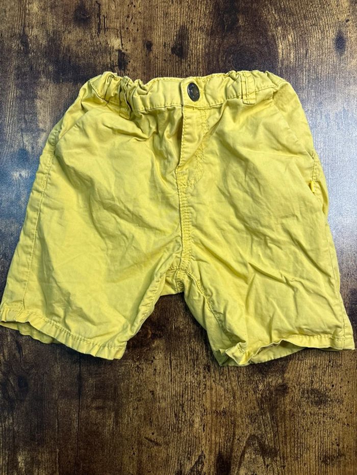 Short toile vert 23m
