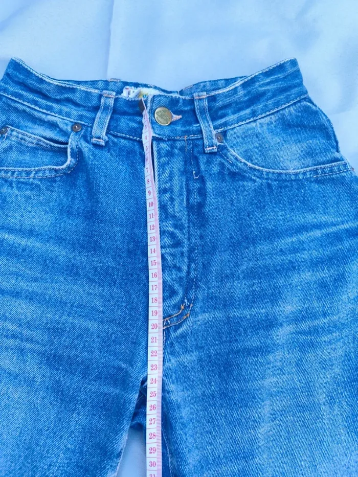 Jeans vintage J.taverniti bleu clair - photo numéro 9