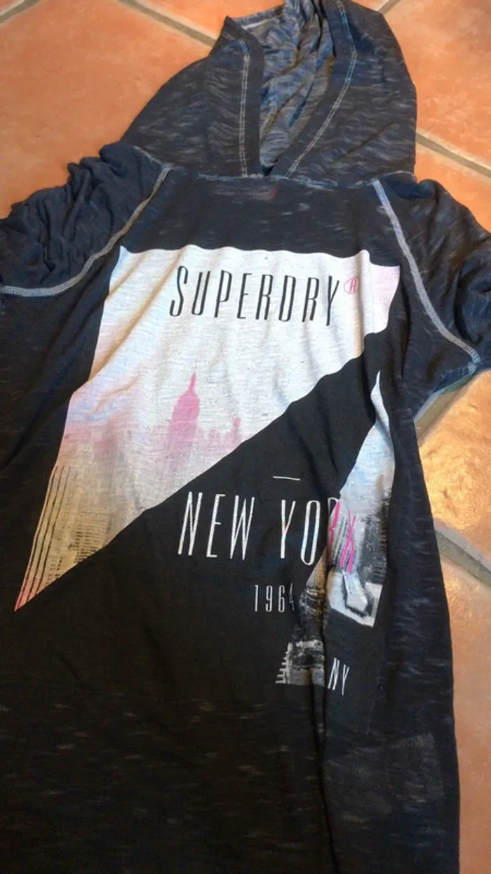 Tunique en coton superdry - photo numéro 2