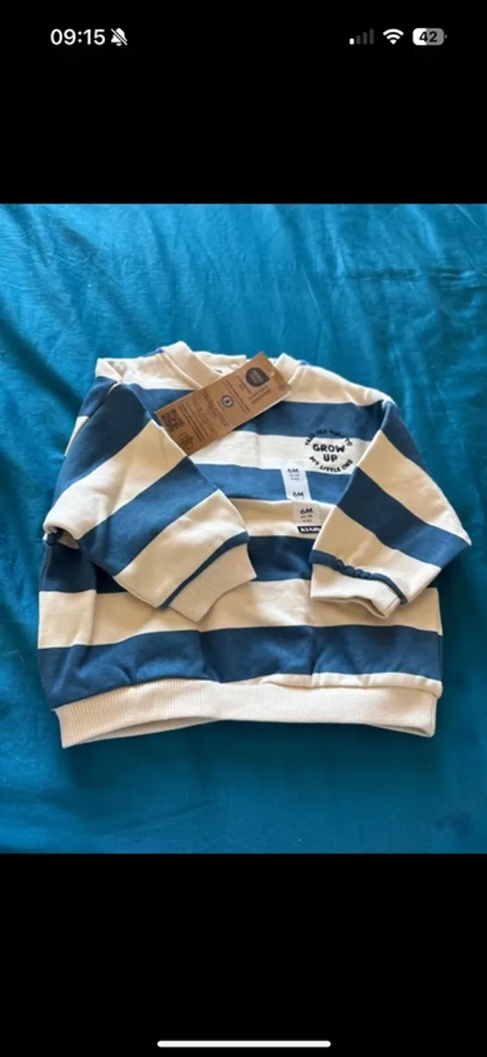 pull marinière neuf avec étiquette