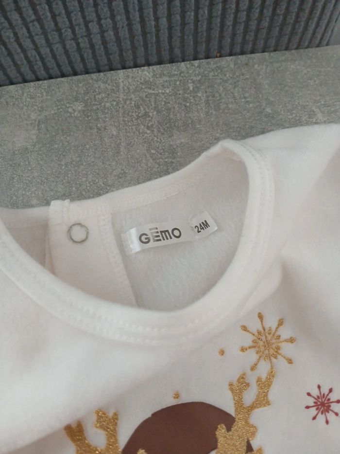 Pyjama hiver Noël bébé fille - photo numéro 3