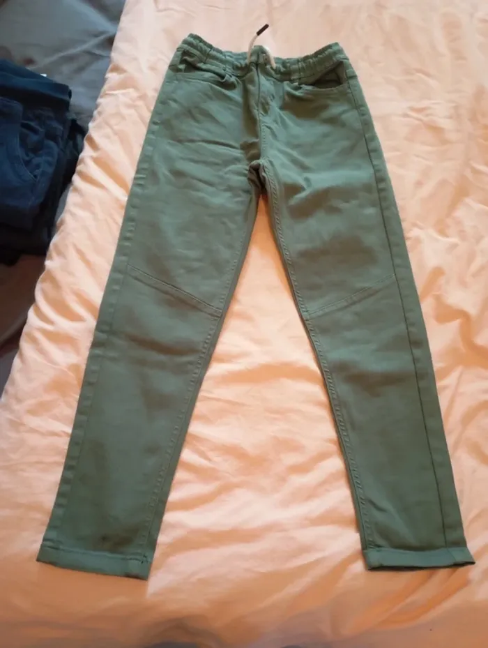 Pantalon slim vert baudet - photo numéro 2