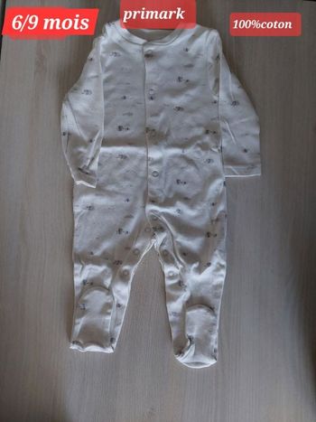 Grenouillère fille 6/9 moi