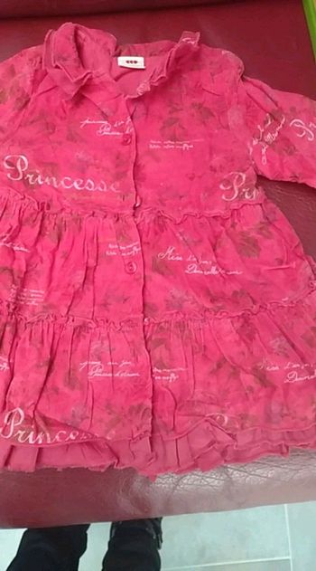 Robe a volant épaisse en velours