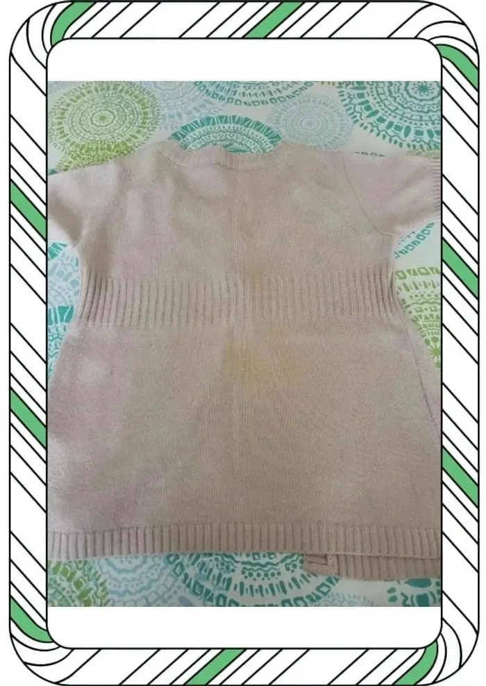 Gilet crème 10 ans - photo numéro 4