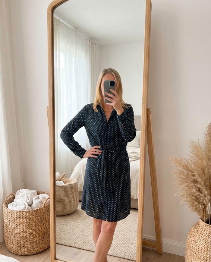 Robe Les Petites Paris – Modèle EVA – Imprimé pois