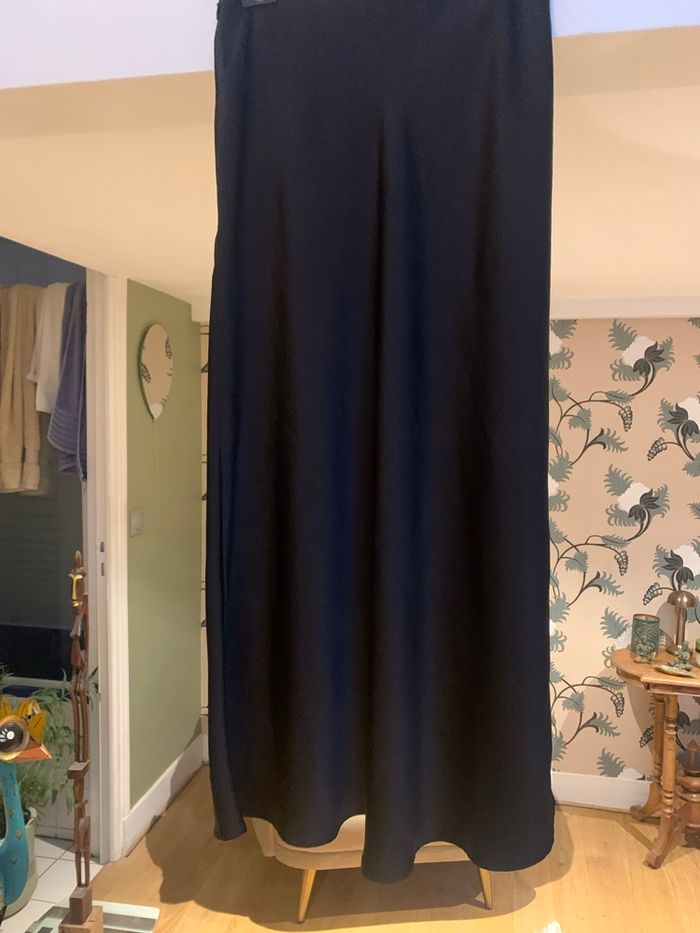 Jupe longue en soie
