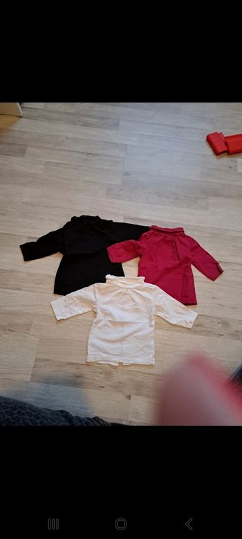 Lot tee shirt manche longue