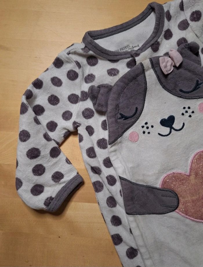 Pyjama pour fille taille 9mois marque du pareil au même très bon état - photo numéro 4