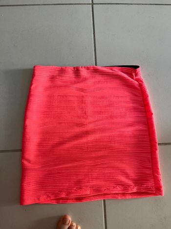 Jupe fluo rose
