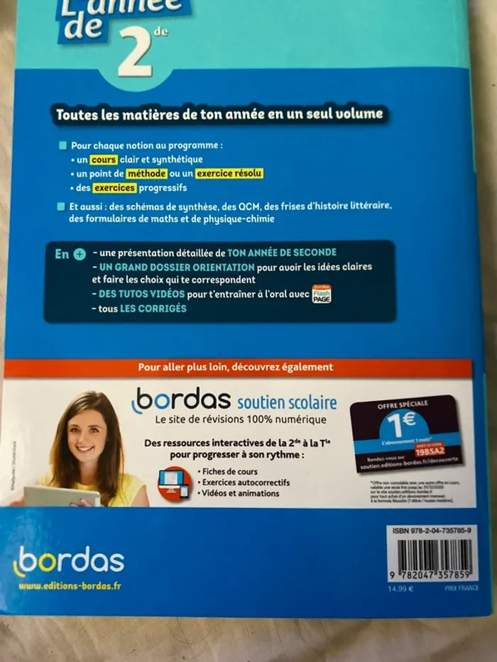 Livre tout sur l'année de seconde - photo numéro 4