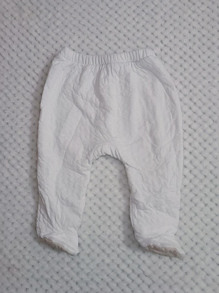 🔸 Pantalon blanc Linvosges - 6 mois 🔸