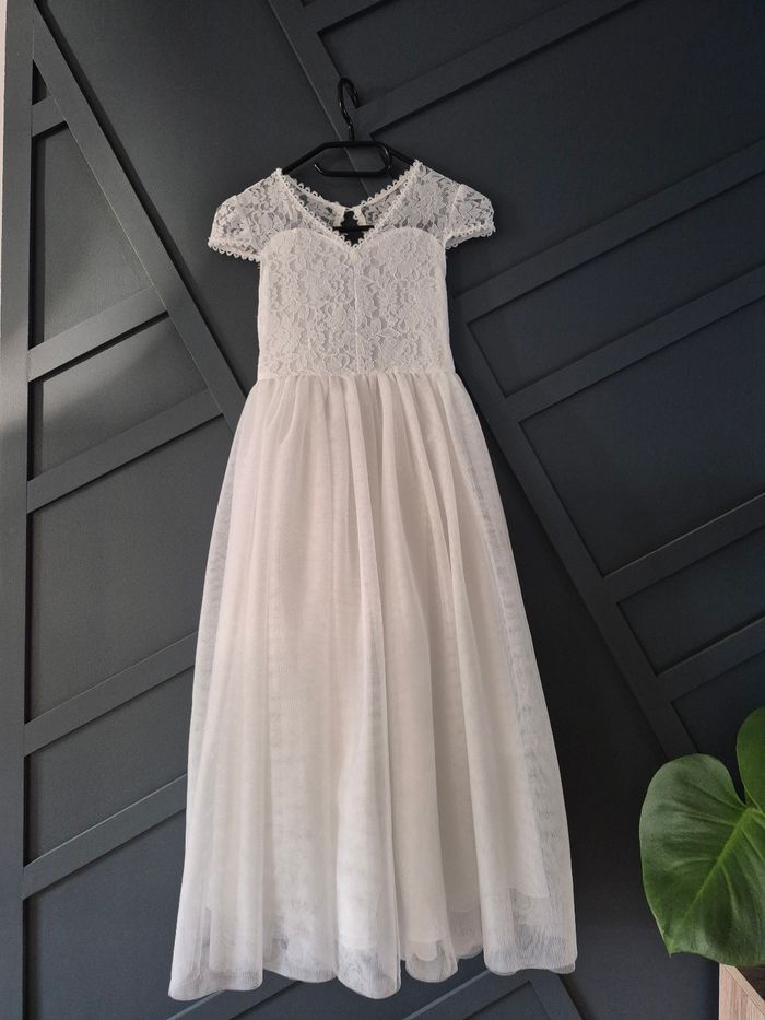 Robe cérémonie blanche 10 ans