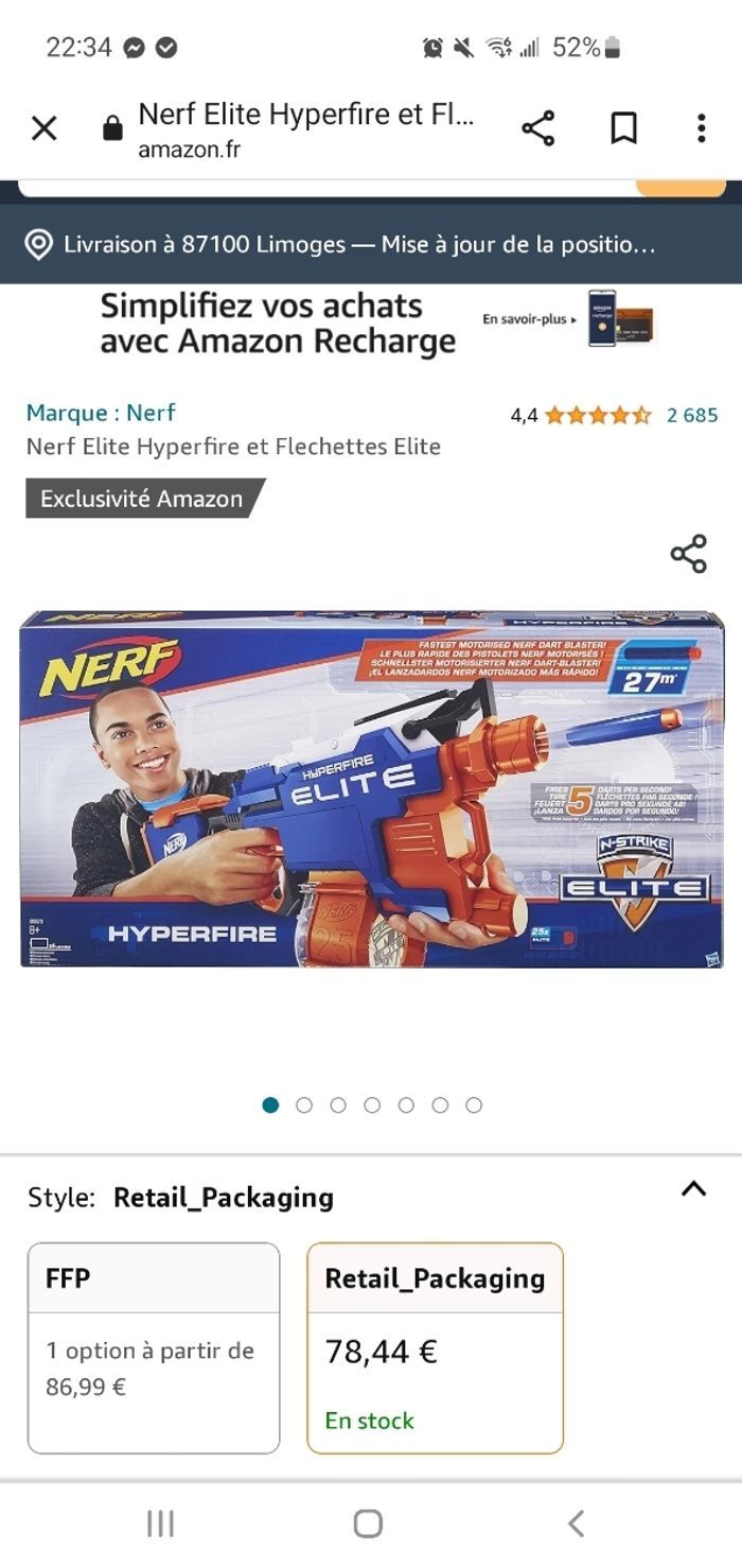 Nerf Hyperfire. - photo numéro 2