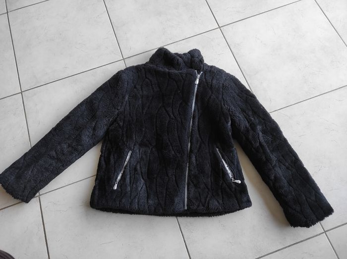 Veste noire Orchestra 14 ans en maille plume