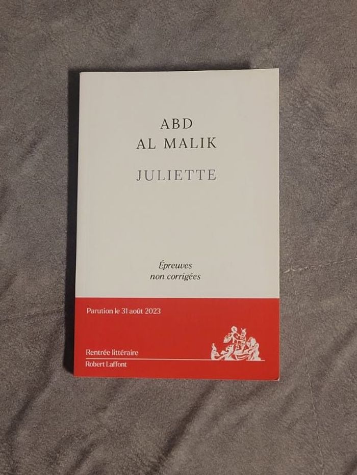 Juliette - Rentrée littéraire 2023 Abd al Malik