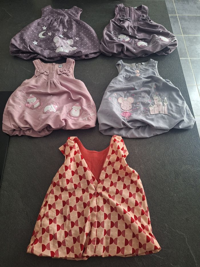 Robes , jupe , salopette fille 3 mois - photo numéro 2