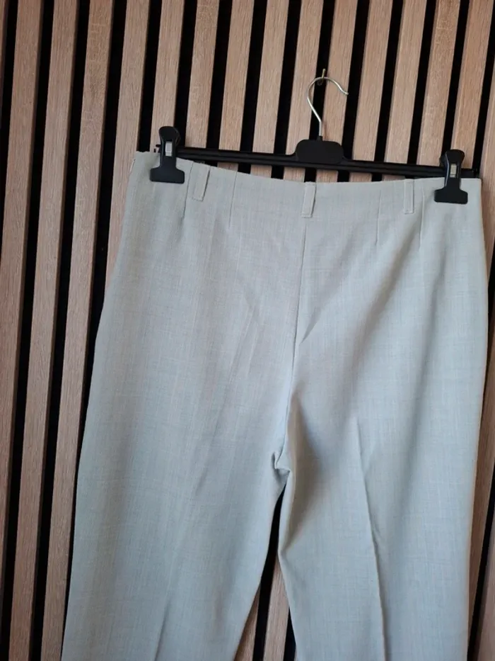 Pantalon beige coton lin  Pantashop T 44 - photo numéro 11