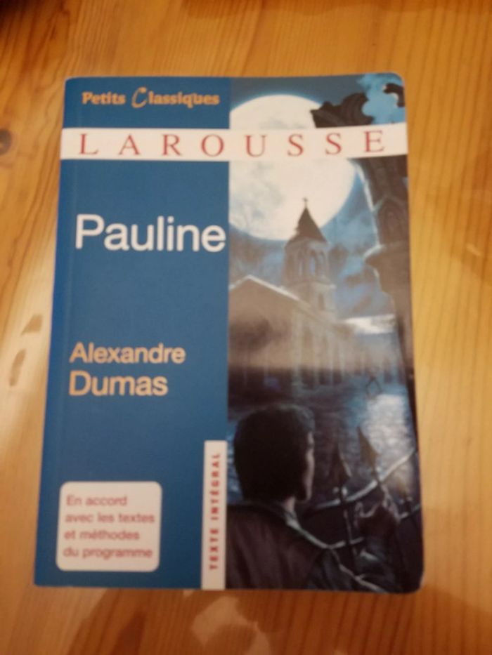 Livre pauline d'alexandre dumas