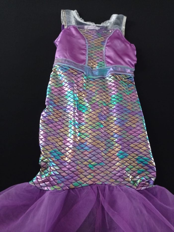 Déguisement sirène violette et accessoires 5-6ans - photo numéro 5