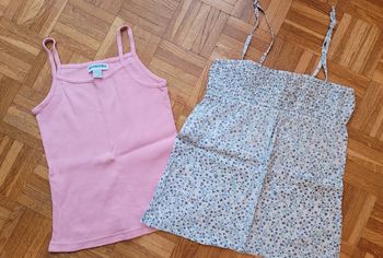Lot de 2 débardeurs T 12ans