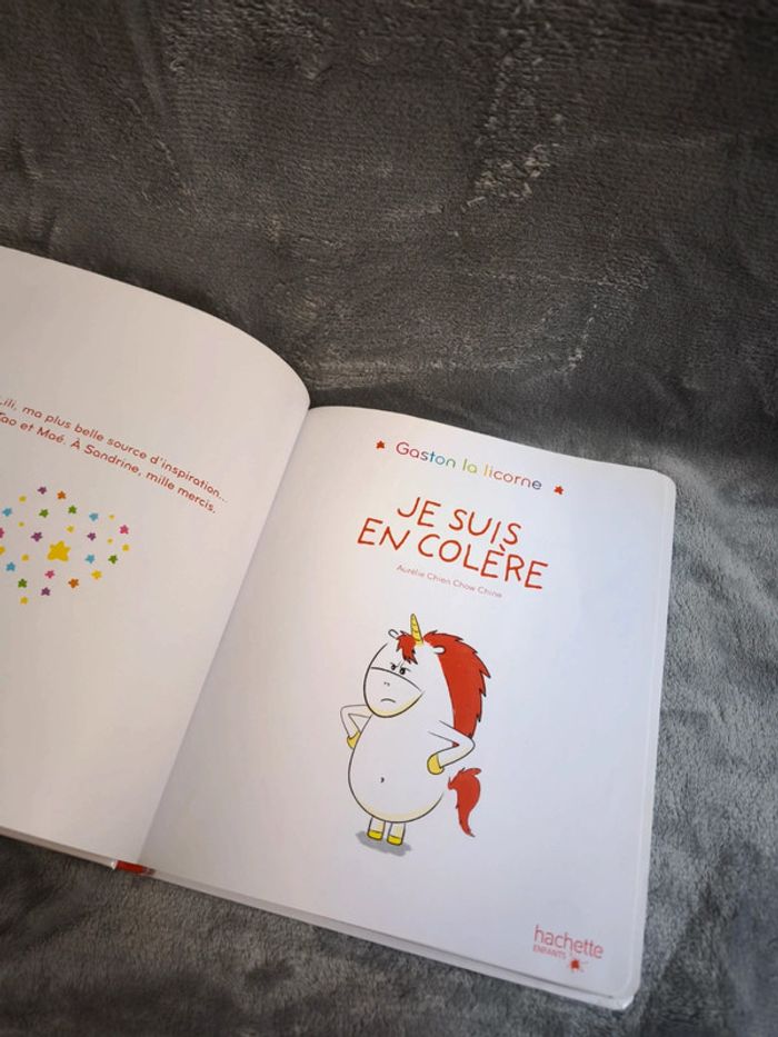 Livre Gaston la licorne je suis en colère - photo numéro 10