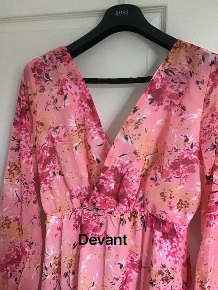 Robe longue cache coeur taille XL ( taille grand) pourquoi pas pour une ceremonie ? - photo numéro 4