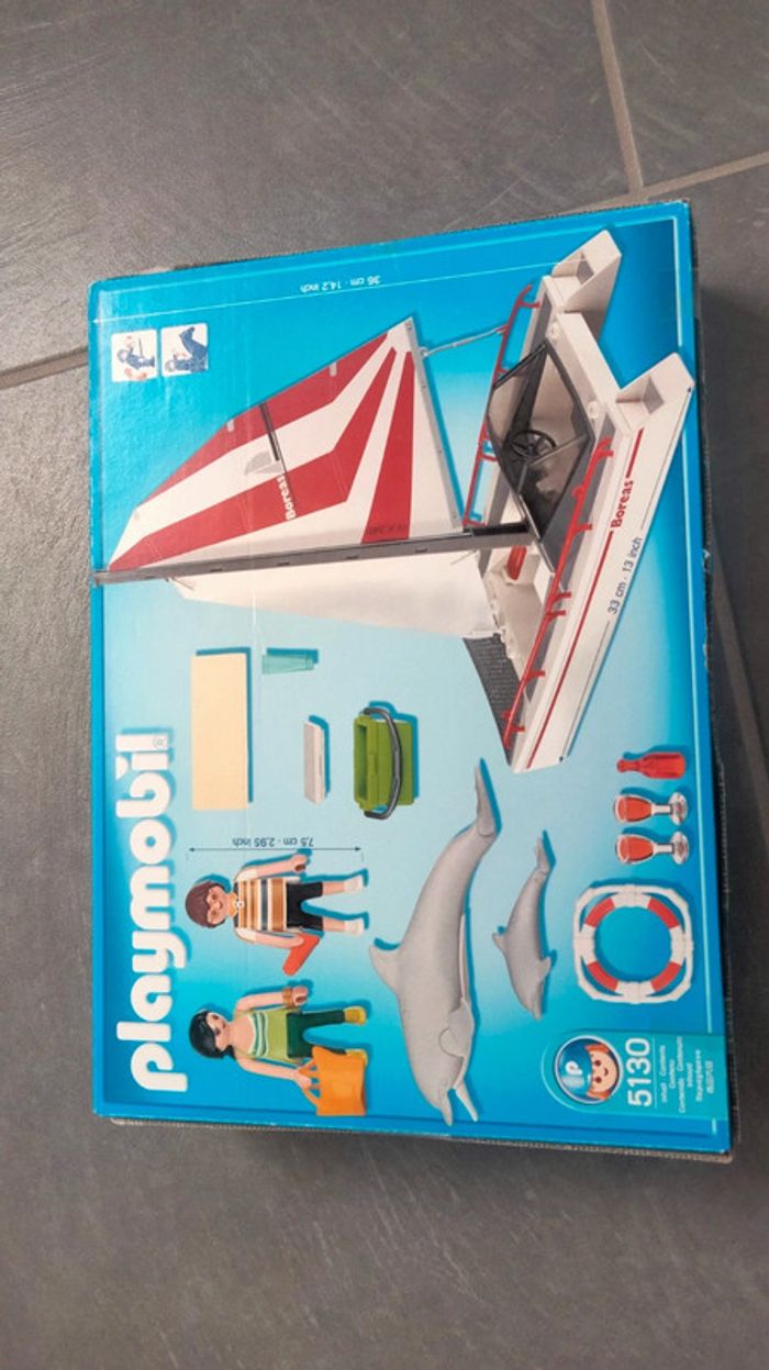 Playmobil bateau qui va dans l'eau - photo numéro 2
