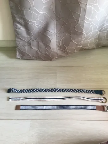 Lot 3 ceintures garçon 18-24 mois sergent major