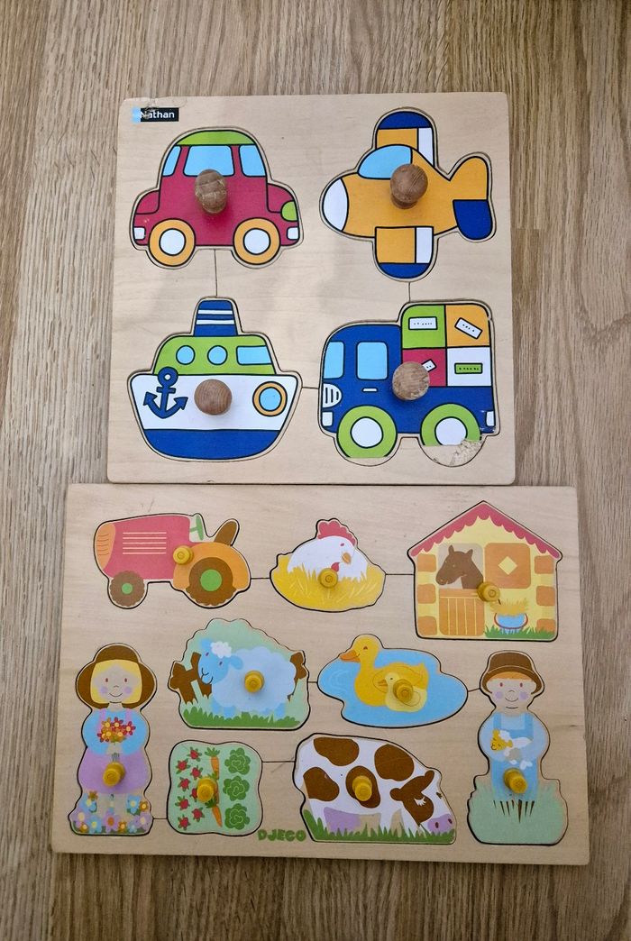 Lot de 4 Puzzles en bois - photo numéro 3