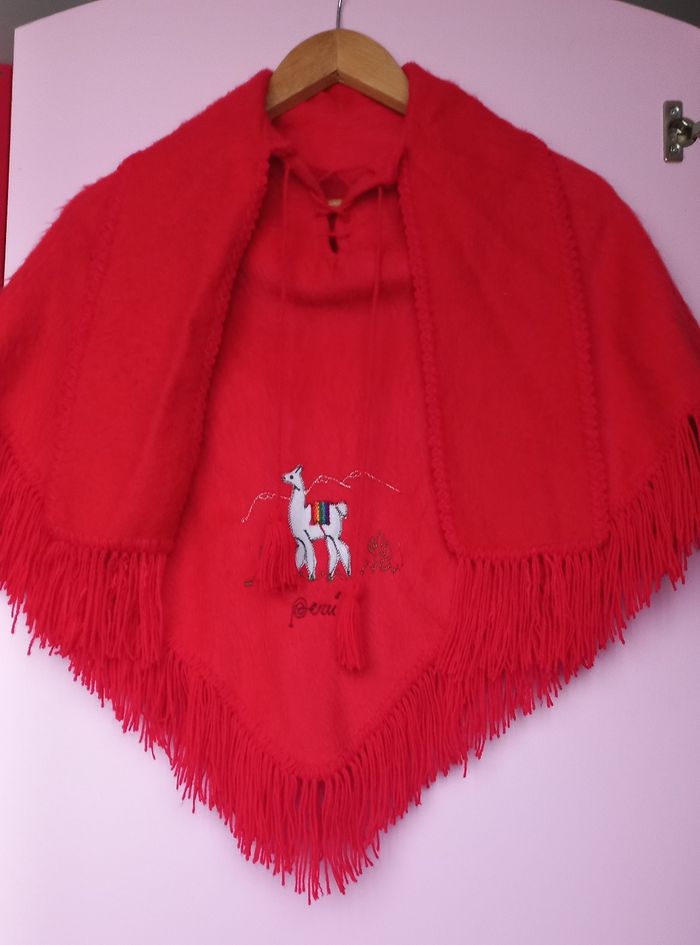Poncho péruvien enfant