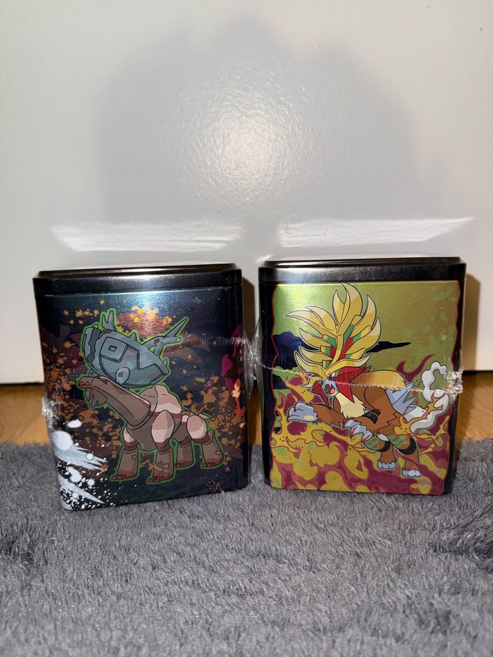 Lot Pokebox Tin Cube