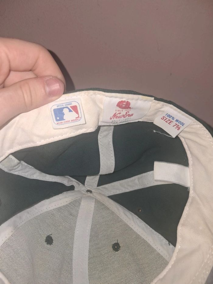 Casquette Vintage New Era Base-ball Oakland Athletics - photo numéro 6