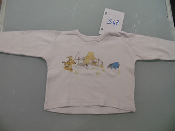 t-shirt manche longue 12 mois  Disney winnie l'ourson