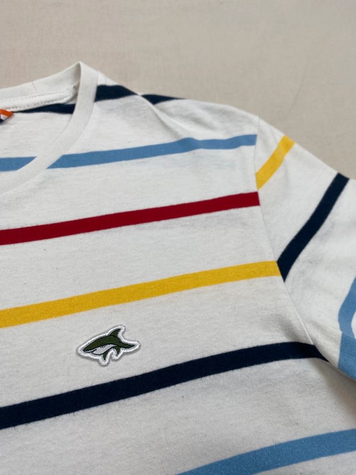T-shirt à rayures, Le Shark, Blanc Multicolore, M, Homme (655) - photo numéro 5