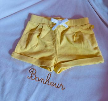 Short bébé 6 mois