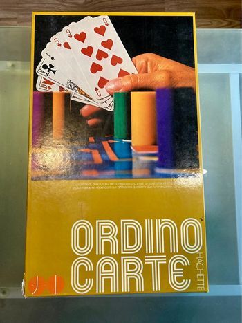 Jeu Ordino Carte 1972 Hachette