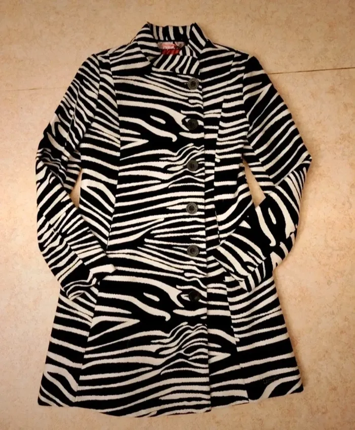Manteau zébré Desigual