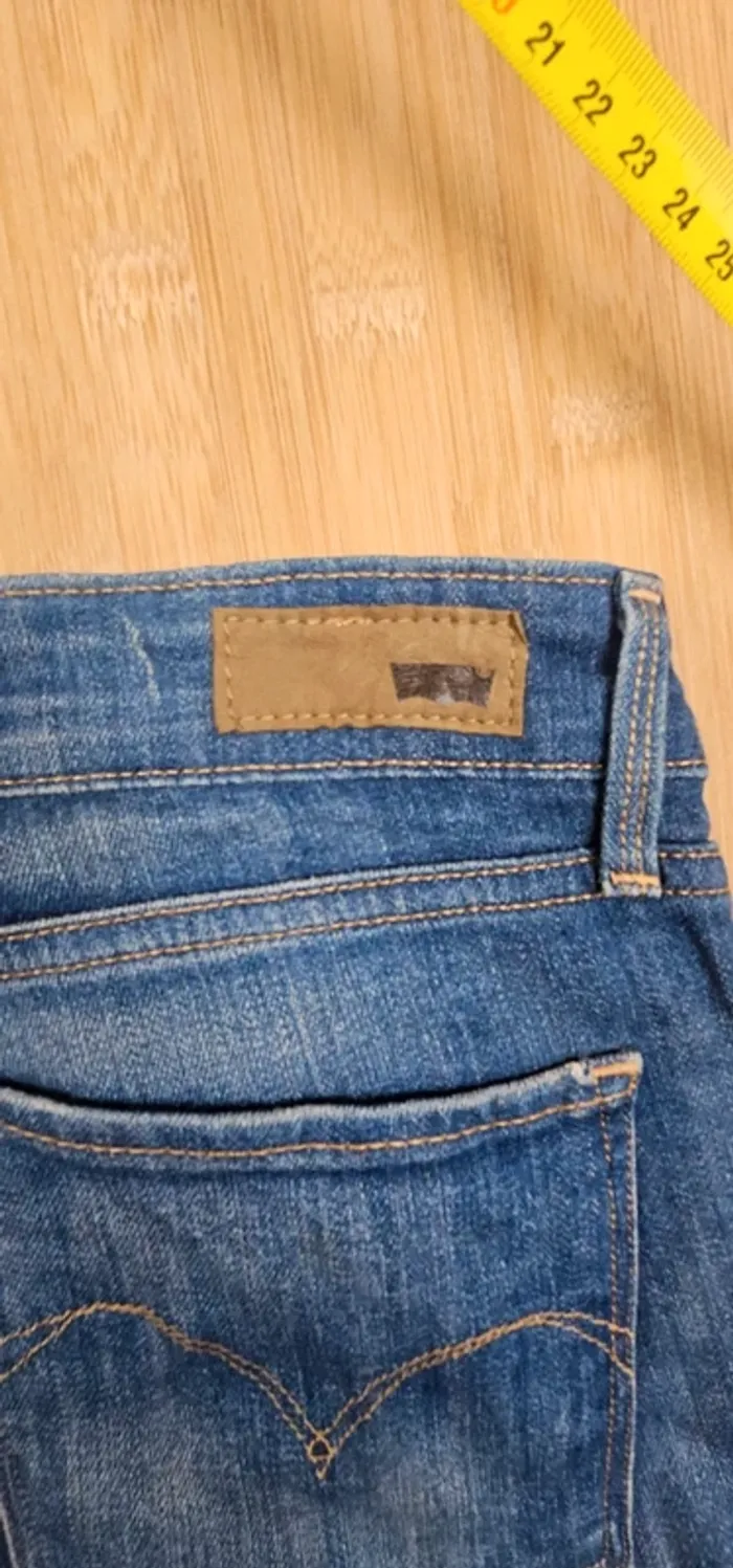 Levi's demi curve mid rise skinny T:36 W27 L32 +patch offert - photo numéro 4