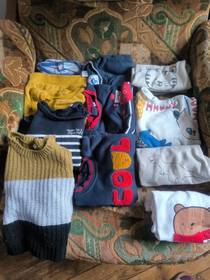 Lot de 11 pull 18 mois