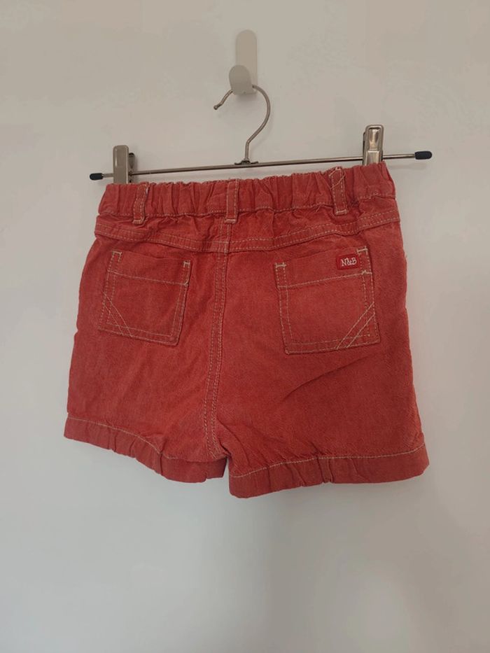 Short rouge Zara Baby 100% coton 69-74 cm - photo numéro 4
