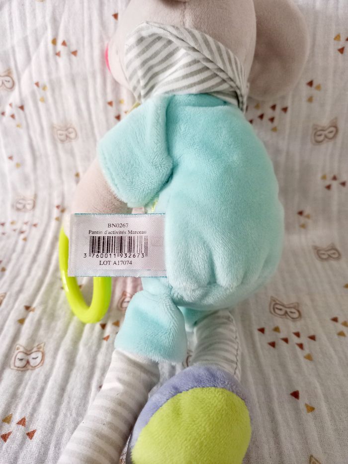 Doudou souris d'activité Baby Nat Marceau - photo numéro 3